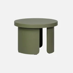 Set di 2 tavolini rotondi impilabili