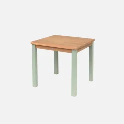 Set di tavolo per bambini in legno, 2 sedie