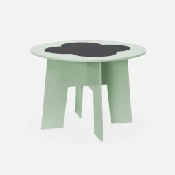 Set tavolo con ardesia e 4 sedie contenitore per bambini