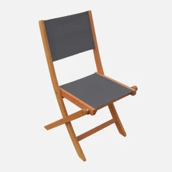 Set tavolo da giardino allungabile in legno di eucalipto con 8 sedie