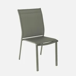 Set tavolo da giardino estensibile in alluminio con 12 sedie