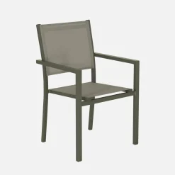 Set tavolo da giardino in alluminio con 8 sedie