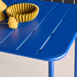 Set tavolo da giardino in acciaio con 8 sedie, 160cm