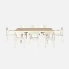 Set tavolo da giardino in alluminio con 8 sedie