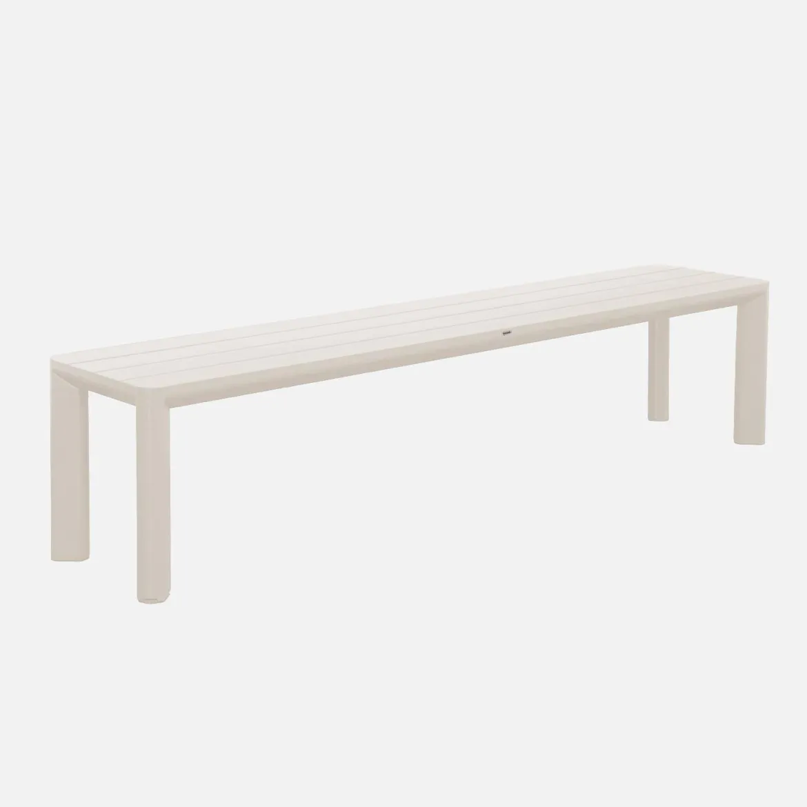 Set tavolo da giardino in alluminio con 2 panchine, 8 sedie