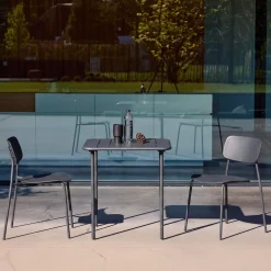 Set tavolo da giardino in metallo con 2 sedie