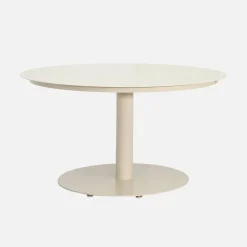 Set tavolo da giardino rotondo in alluminio con 6 sedie