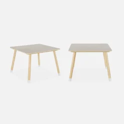 Set tavolo e 2 sedie per bambini