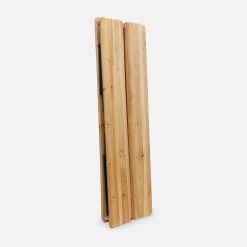 Set tavolo pieghevole per eventi con 2 panche in legno