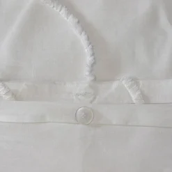 Set biancheria da letto di cotone bianco, 2 posti