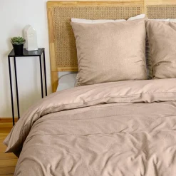 Set biancheria da letto reversibile con motivo a spina di pesce, 2 posti