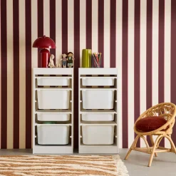Set di 2 mobili per bambini con 4 contenitori