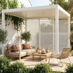 Set di 3 persiane 1m per pergola bioclimatica