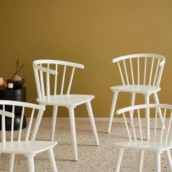 Set di 4 sedie in legno