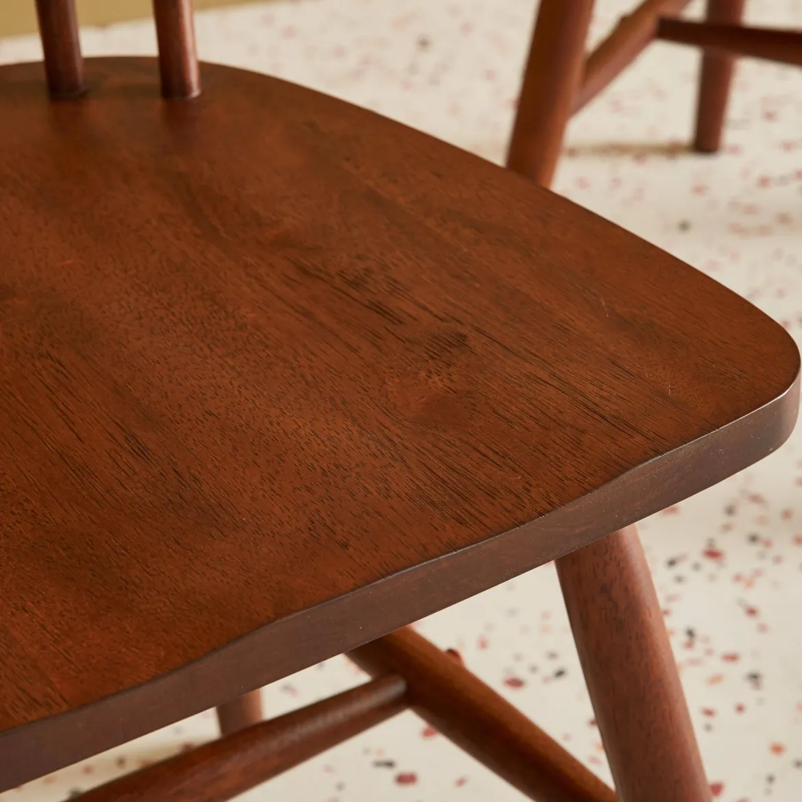 Set di 4 sedie in legno di hevea