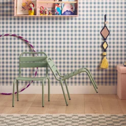 Set di 2 sedie in metallo per bambini