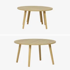 Set di 2 tavolini rotondi