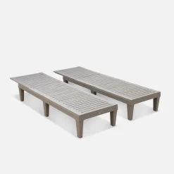 Set 2 lettini prendisole multiposizione