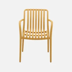 Set 4 poltrone da giardino in plastica