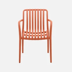 Set 4 poltrone da giardino in plastica