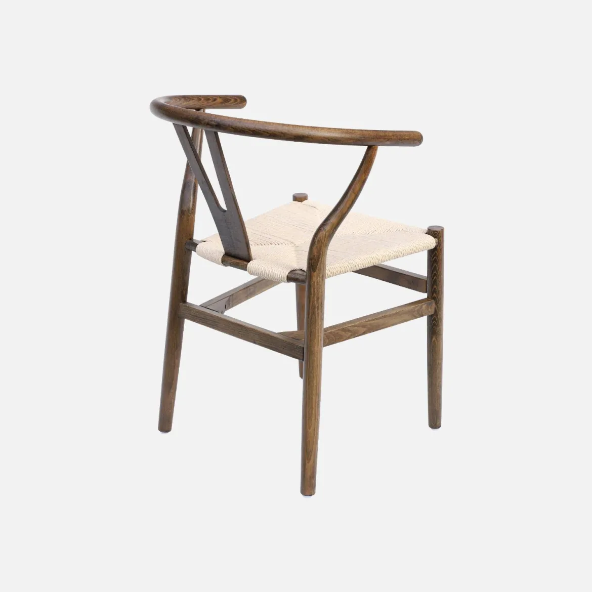 Set 2 sede in legno con seduta in corda