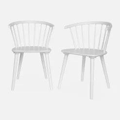 Set 2 sedie da bar in legno e compensato