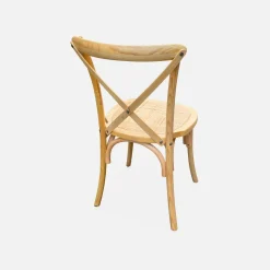 Set 4 sedie da bistrot vintage in legno