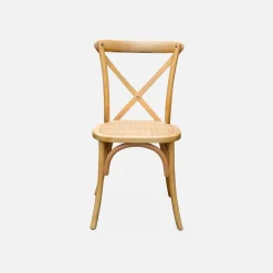 Set 4 sedie da bistrot vintage in legno