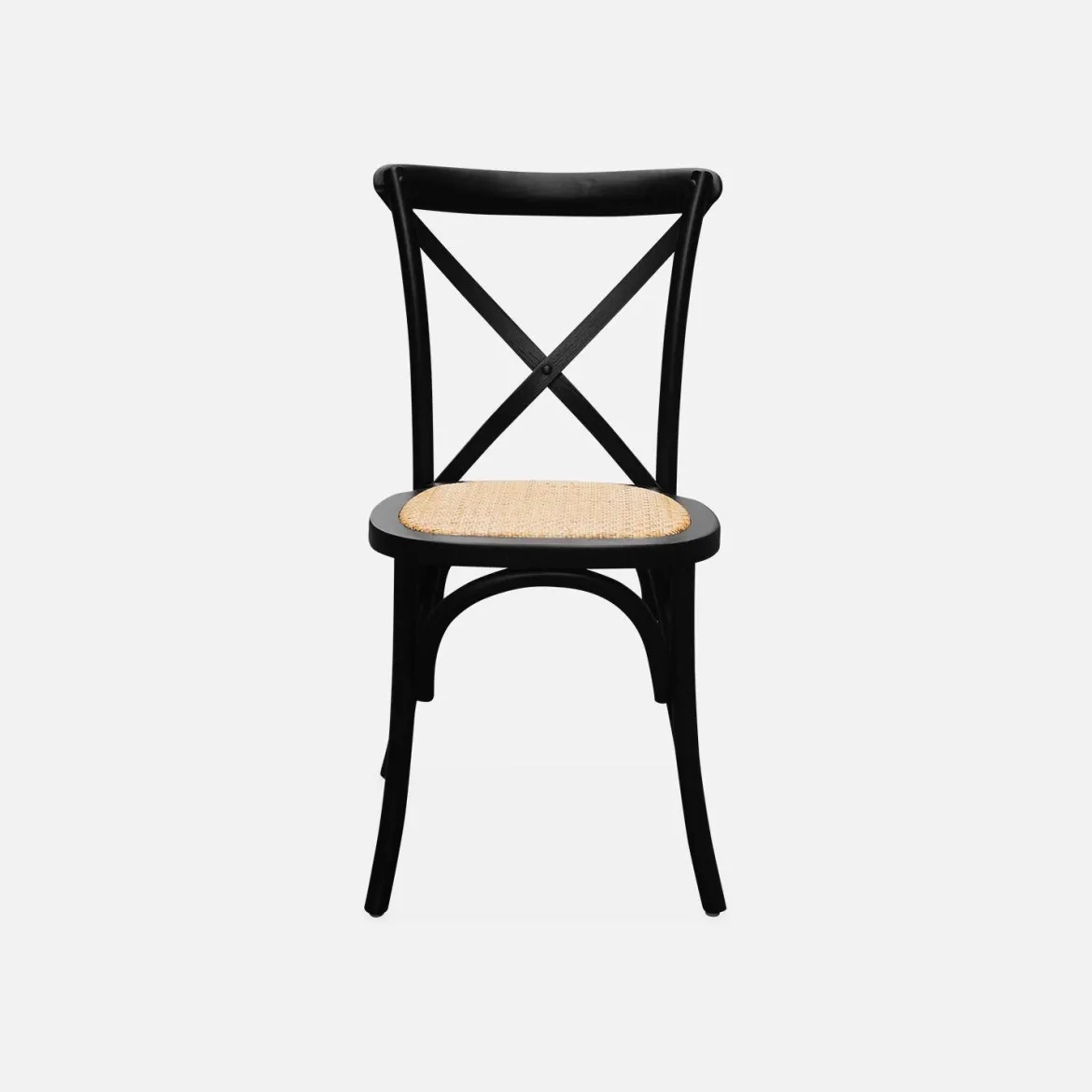 Set 4 sedie da bistrot vintage in legno