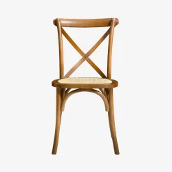 Set 4 sedie da bistrot vintage in legno
