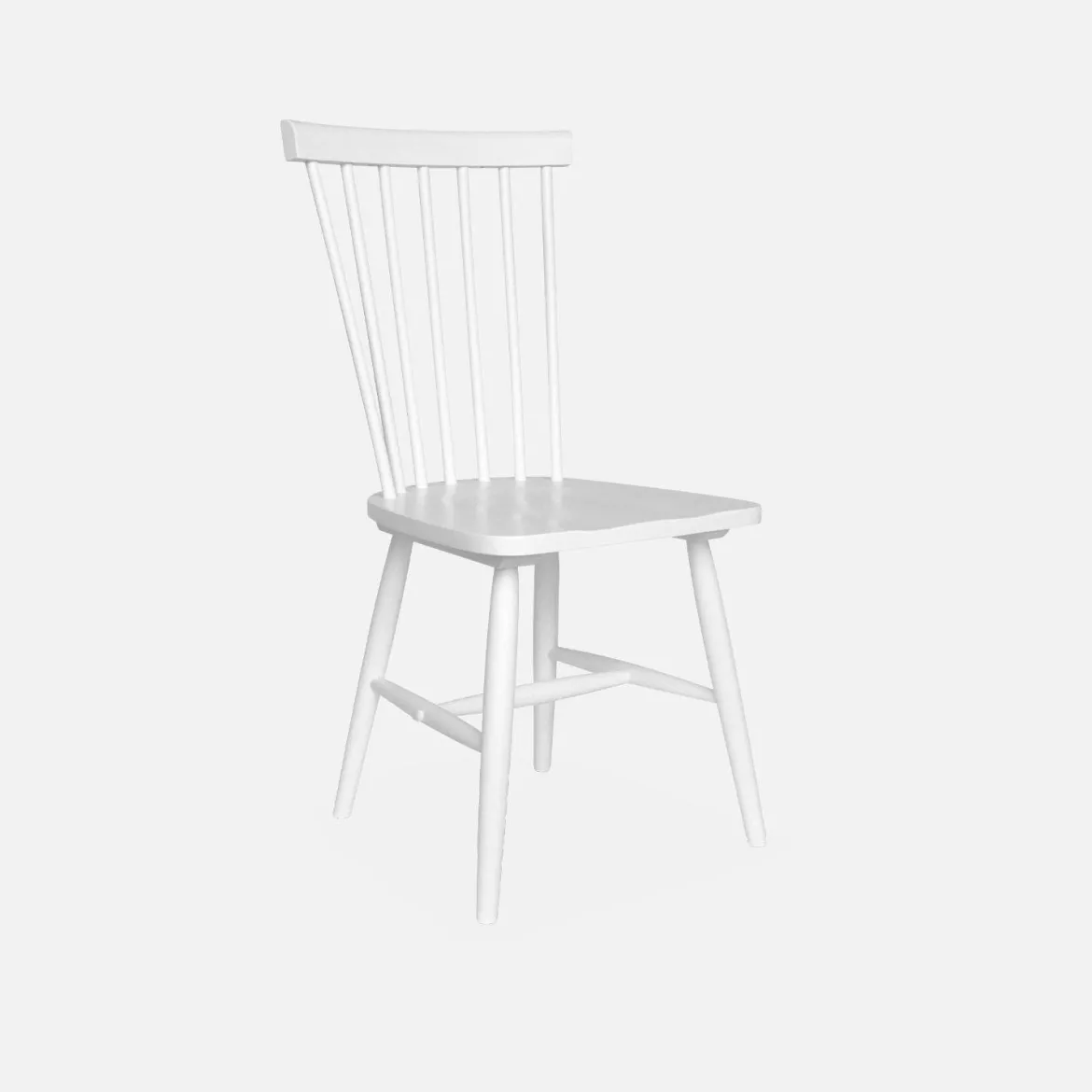 Set 2 sedie da pranzo in legno, impilabili stile vintage