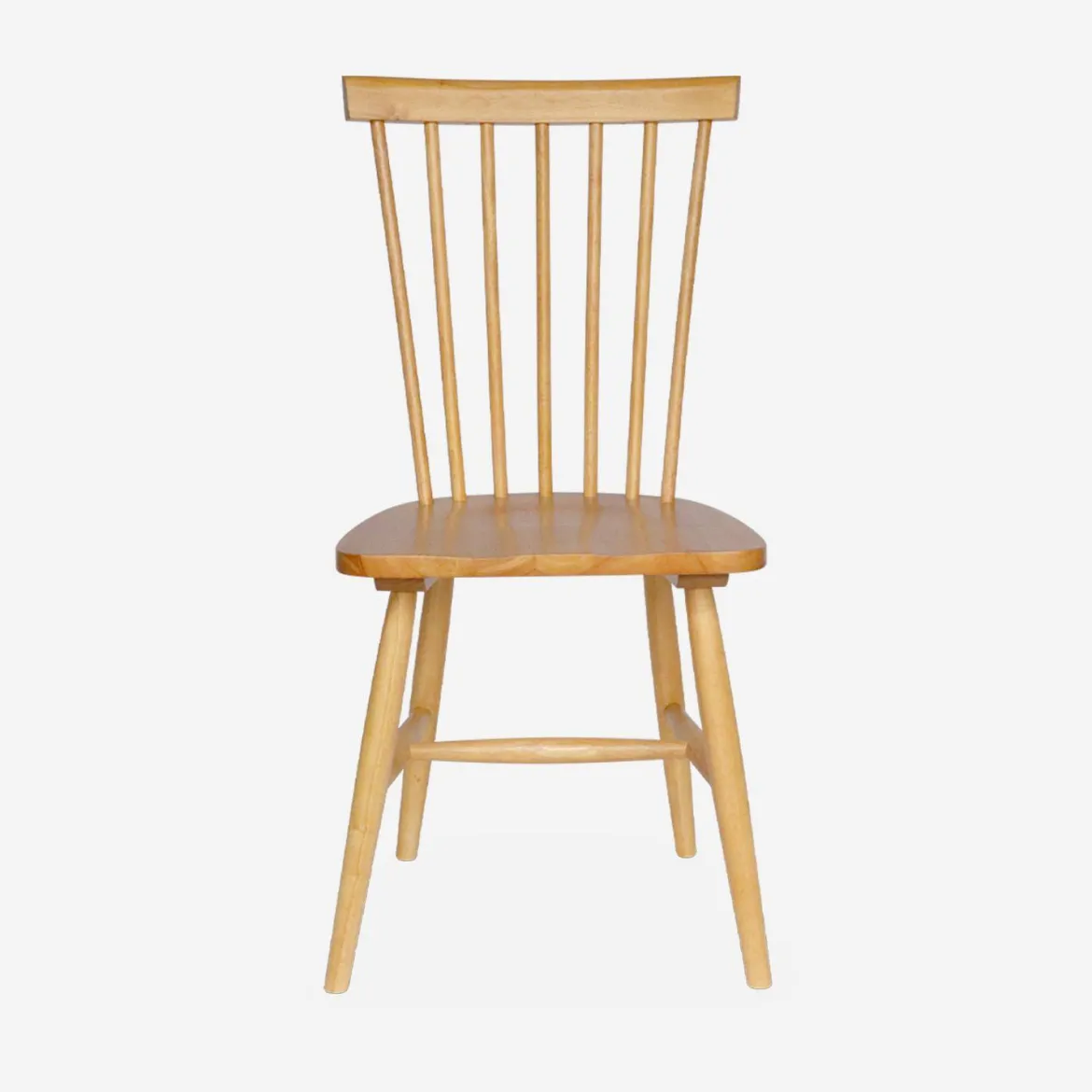 Set 2 sedie da pranzo in legno, impilabili stile vintage