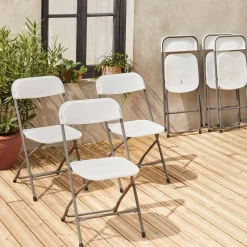 Set 6 sedie pieghevoli per eventi