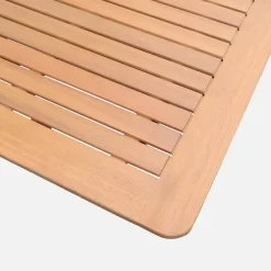 Set tavolo da giardino allungabile in legno di eucalipto con 12 sedie