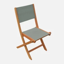 Set tavolo da giardino allungabile in legno di eucalipto con 12 sedie