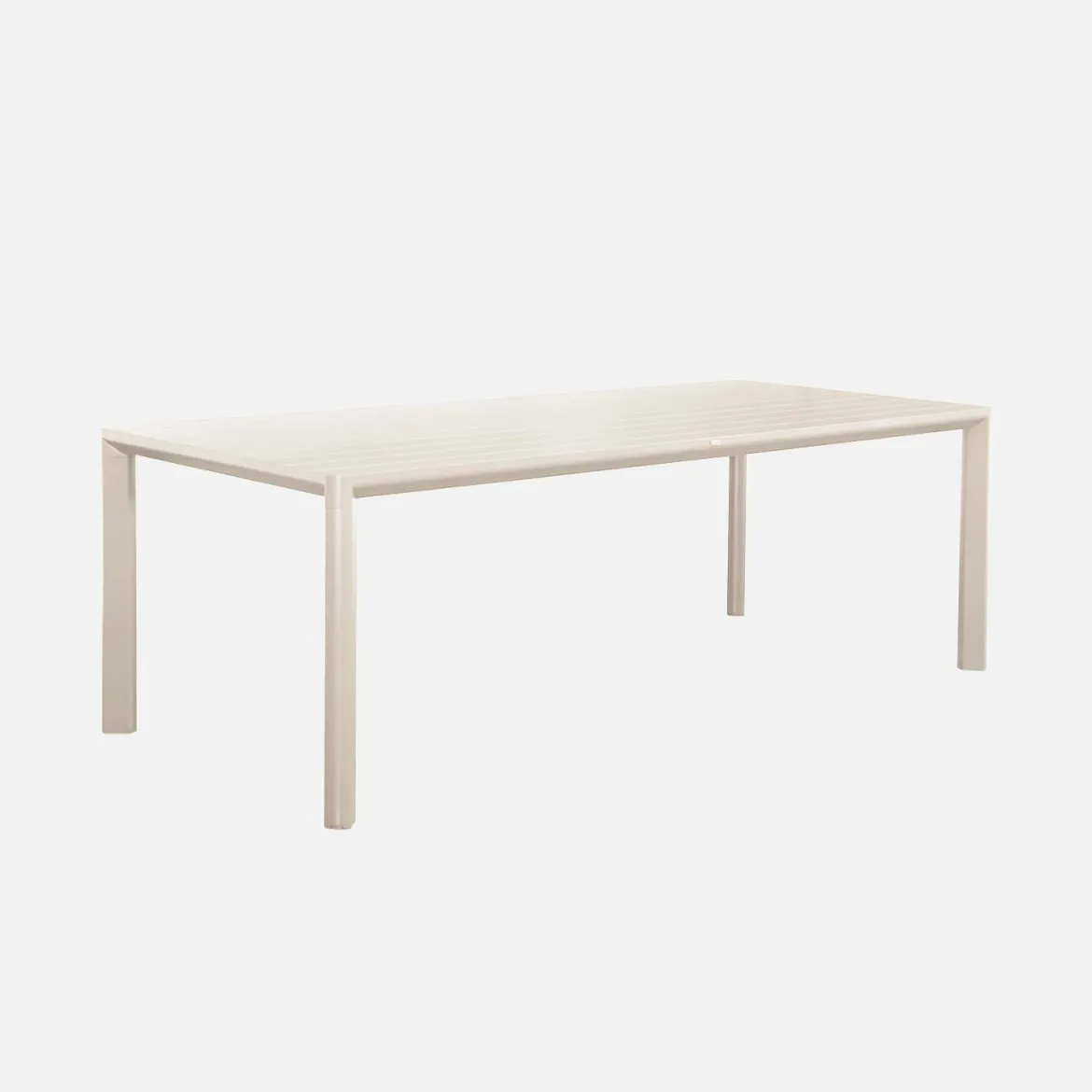 Set tavolo da giardino in alluminio con 1 panchina e 4 sedie