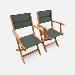 Set tavolo da giardino rettangolare allungabile in legno con 8 sedie