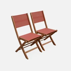 Set tavolo da giardino rettangolare allungabile in legno con 8 sedie