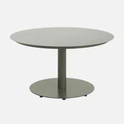 Set tavolo da giardino rotondo in altuminio con 6 sedie