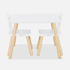 Set tavolo e 2 sedie per bambini