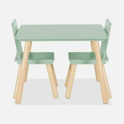 Set tavolo e 2 sedie per bambini