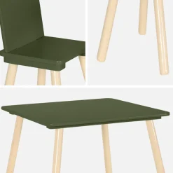 Set tavolo e 2 sedie per bambini