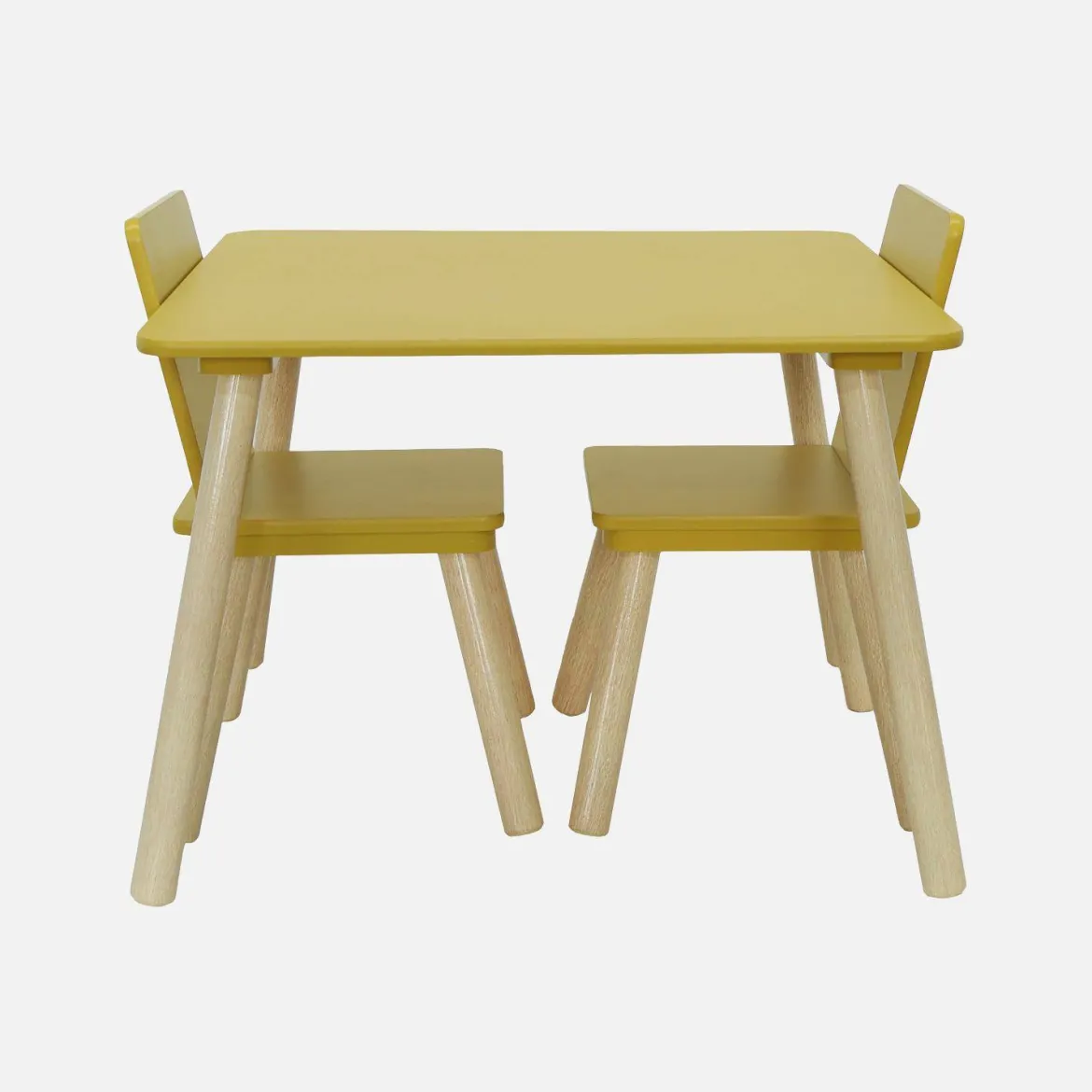 Set tavolo e 2 sedie per bambini