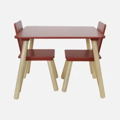 Set tavolo e 2 sedie per bambini
