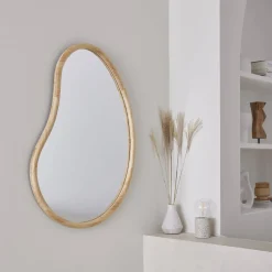 Specchio in legno di abete, 95cm