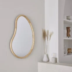 Specchio in legno di abete, 85cm