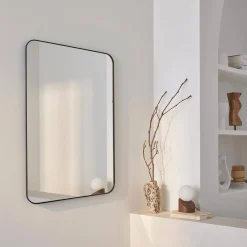 Specchio rettangolare acciaio