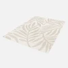 Tappeto interno/esterno motivo vegetale crema, beige