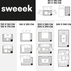 Tappeto da interno a righe arancioni e rosa