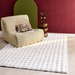 Tappeto da interno bubble bianco